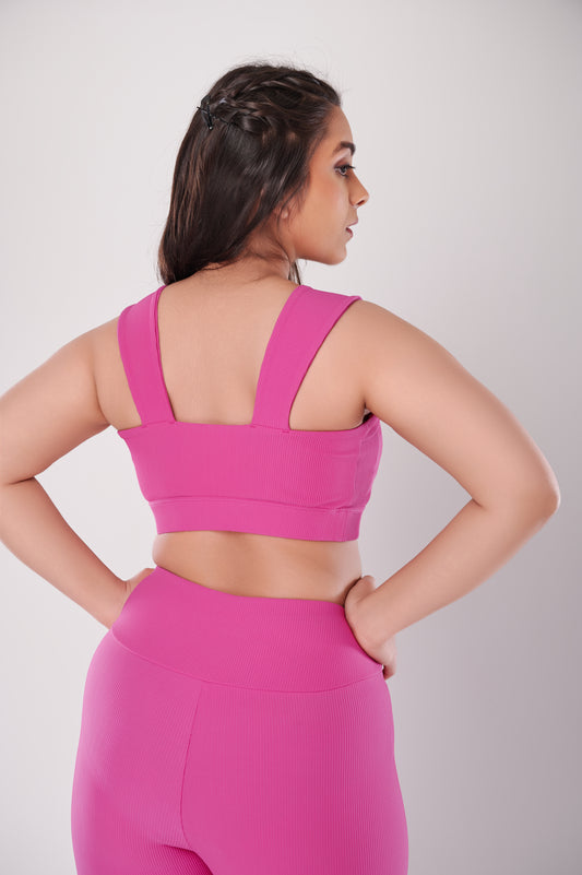 Pilates Pro PinkRib Sports Bra