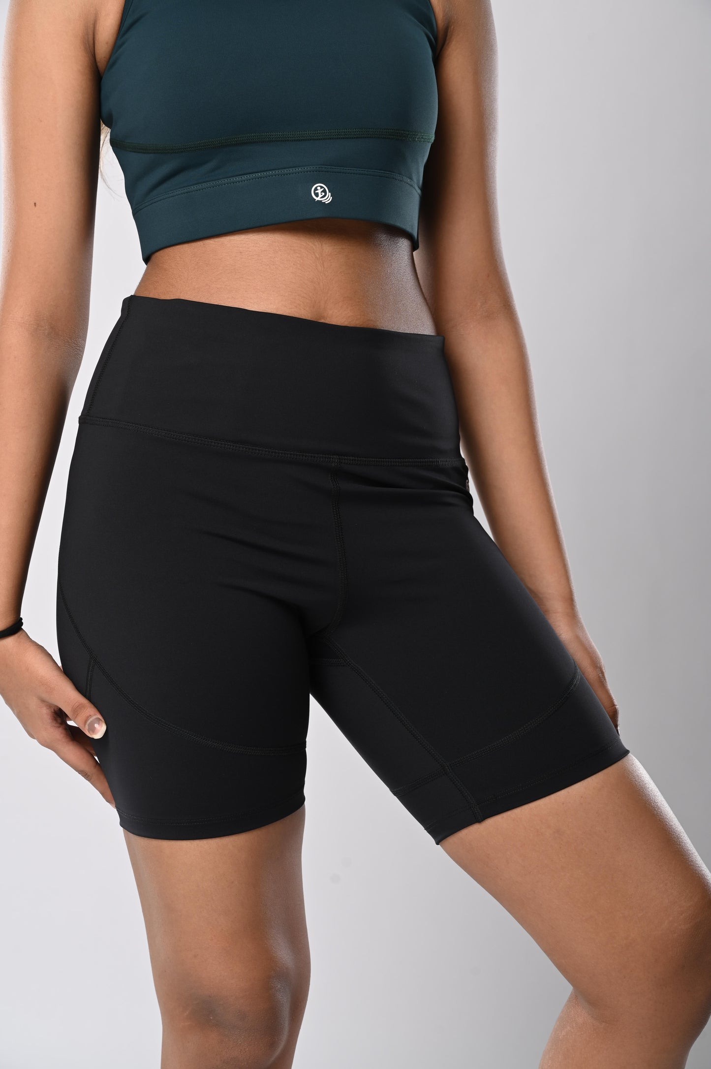 Black Core Biker Shorts