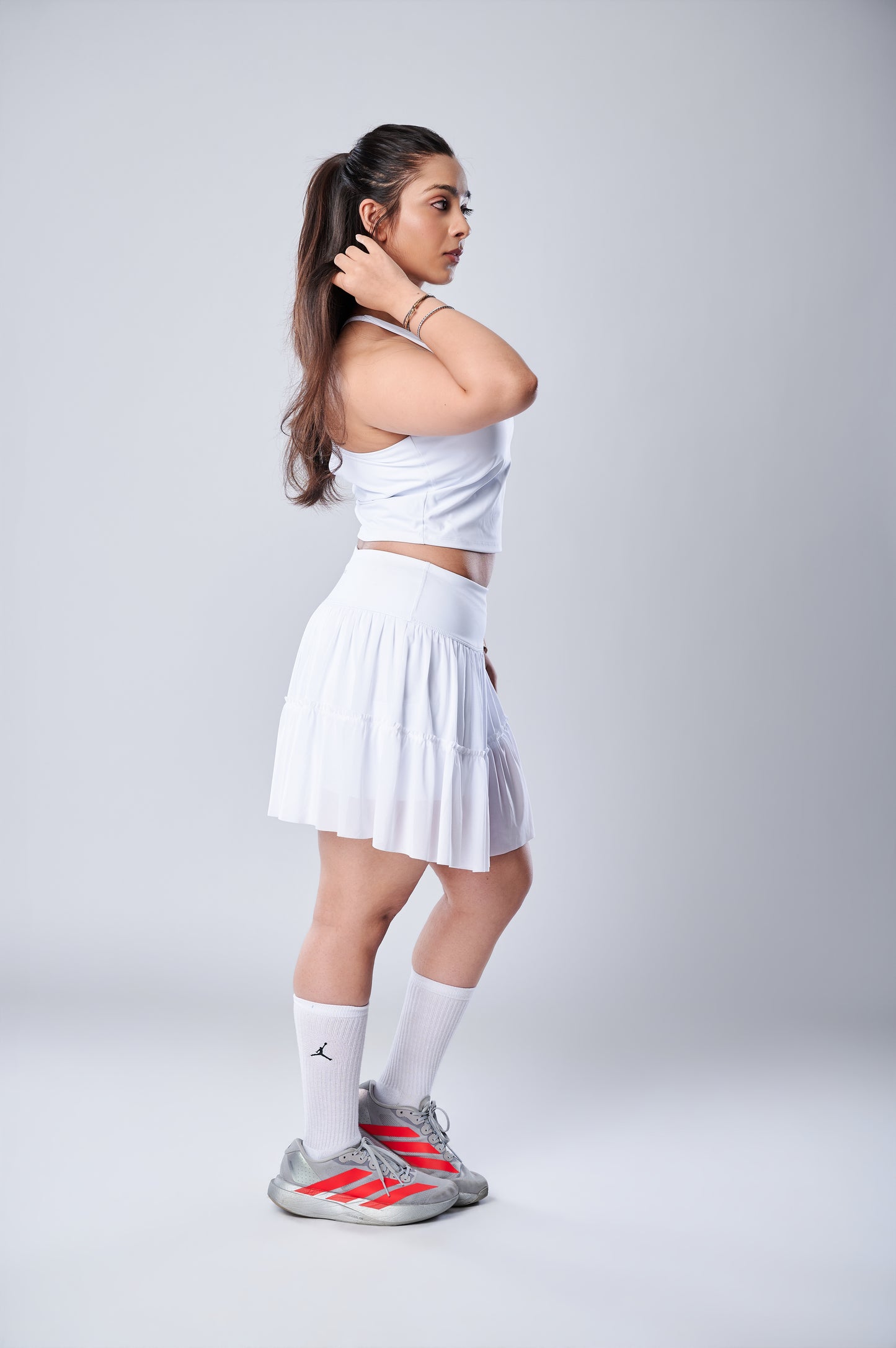 Match Point White Skort