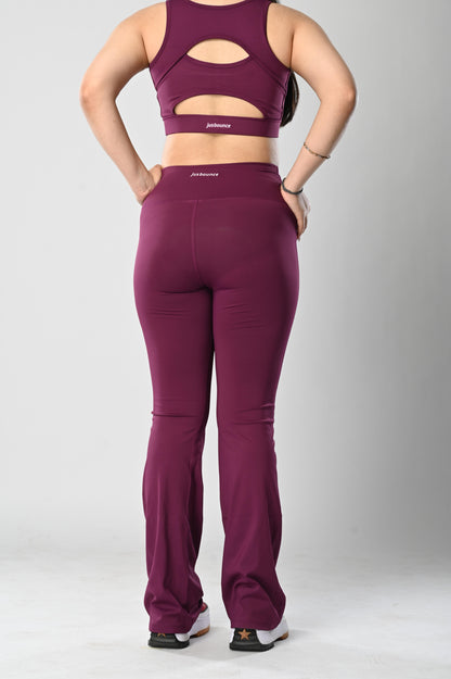 Mocha Mood Flared Leggings