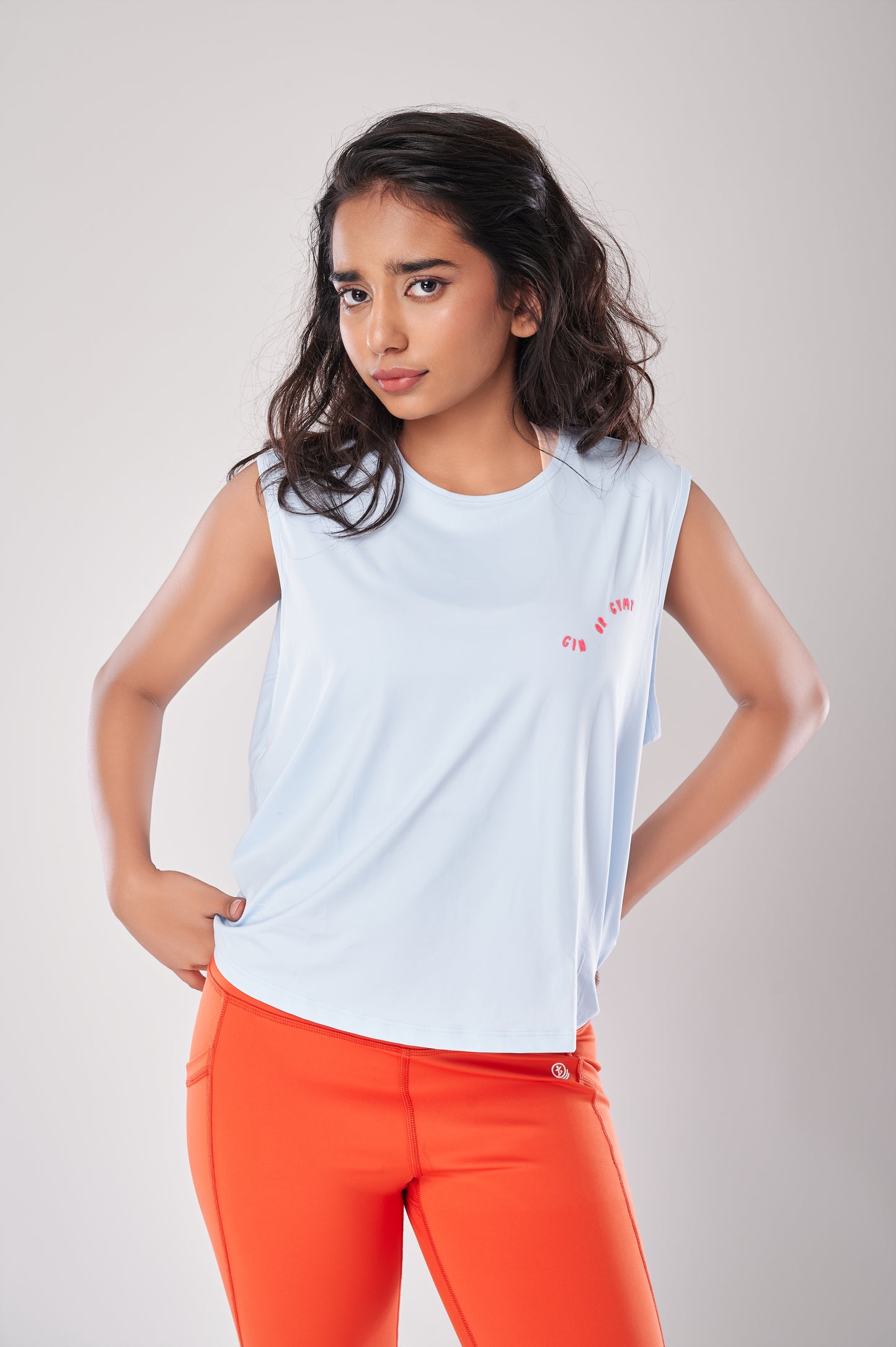 Gin Or Gym Blue Tank