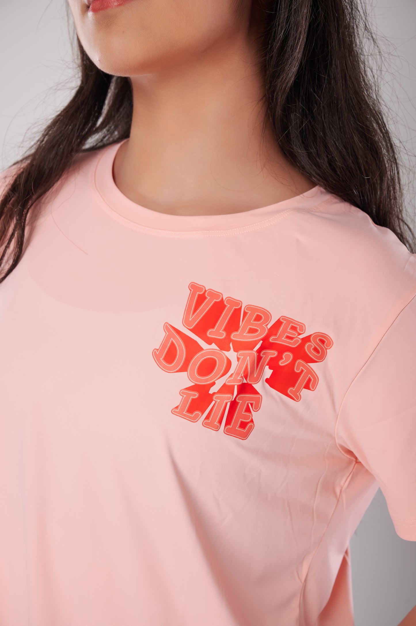 Vibes Don't Lie Peachy Tee