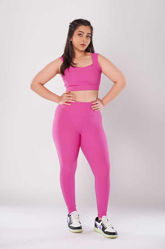 Pilates Pro PinkRib Sports Bra