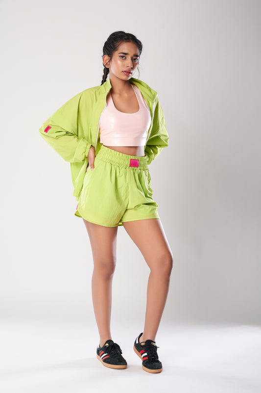 Workin' It Neon Running Shorts