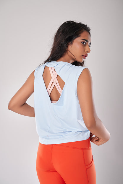 Gin Or Gym Blue Tank