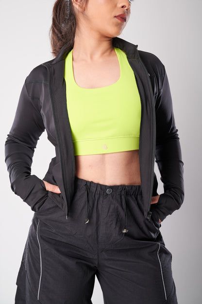 Eclipse Black Parachute Pants