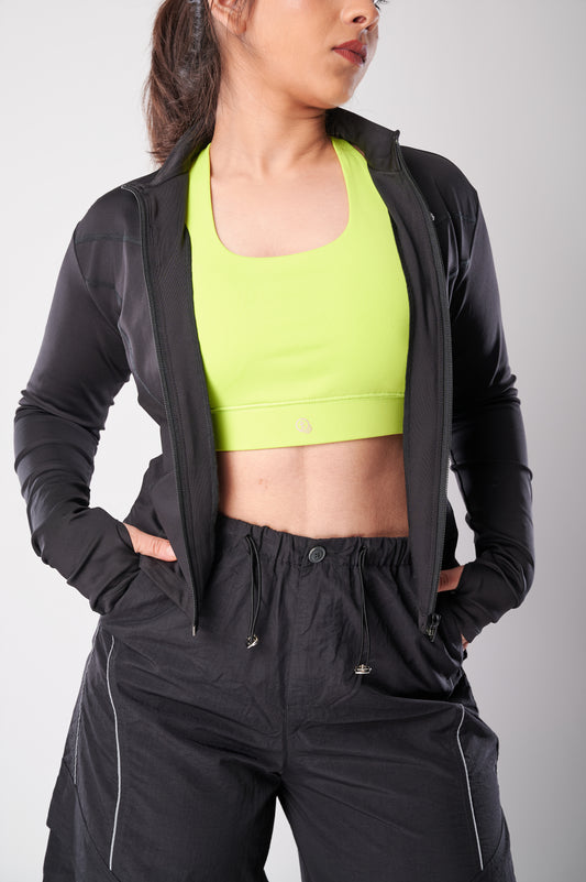 Eclipse Black Parachute Pants